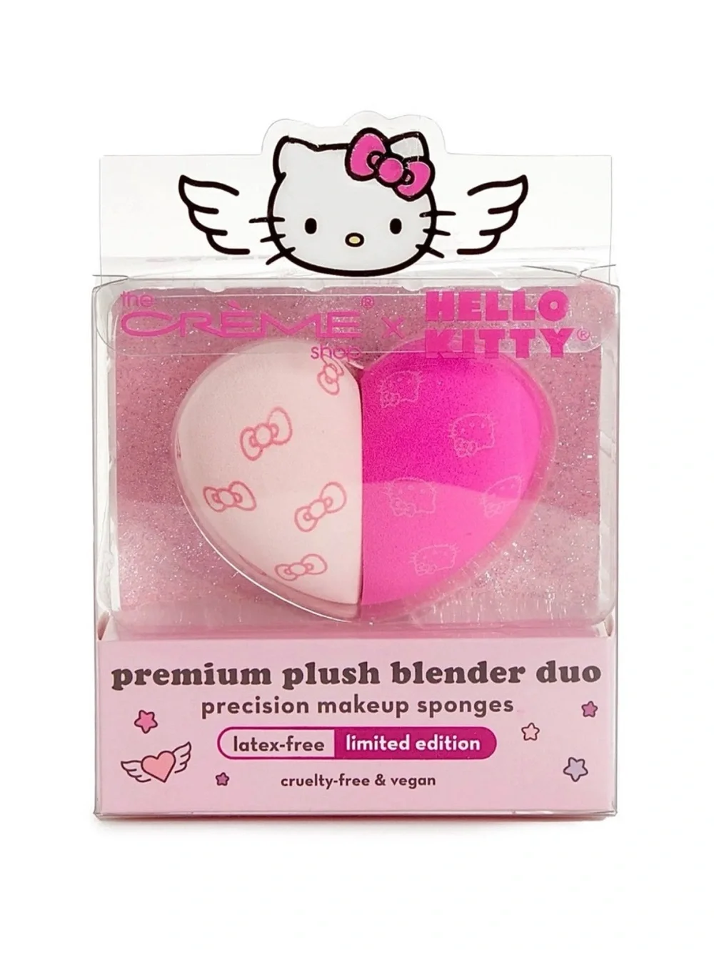 The Crème Shop x Hello Kitty Limited Edition Premium Plush Makeup Blender Duo